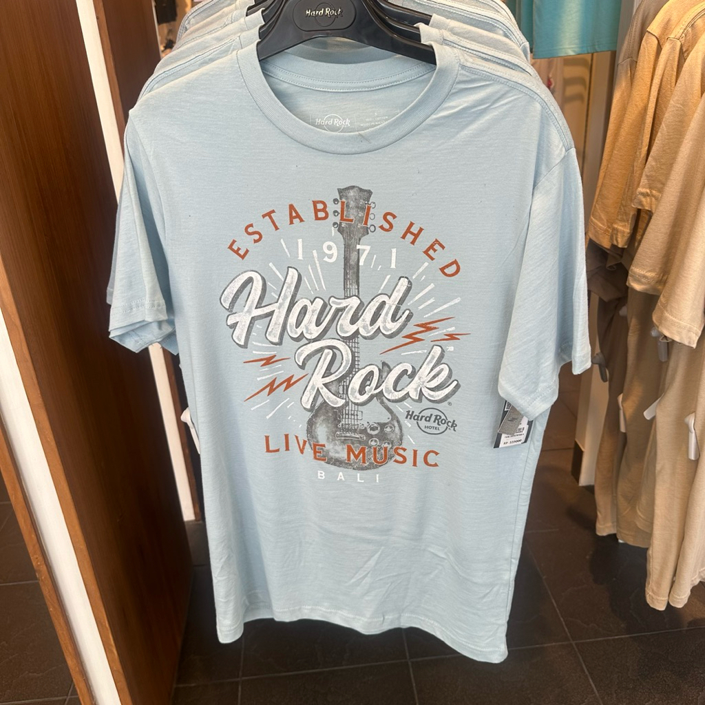 HARD ROCK HOTEL BALI official merchandise baju kaos dewasa NEW ORIGINAL 100%