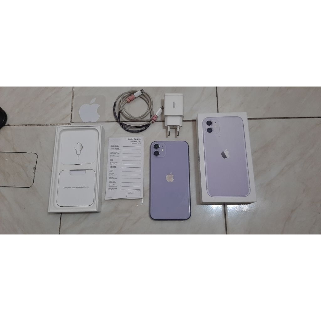 {Second} IPHONE 11 Purple ex ibox 64gb