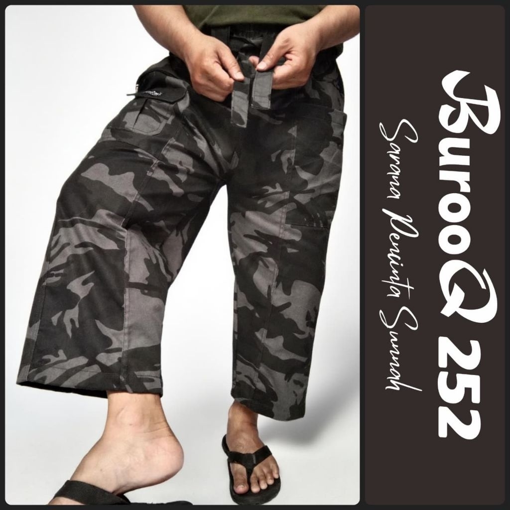 Celana Sirwal Loreng Pria Dewasa Pangsi Model Sirwal Boxer