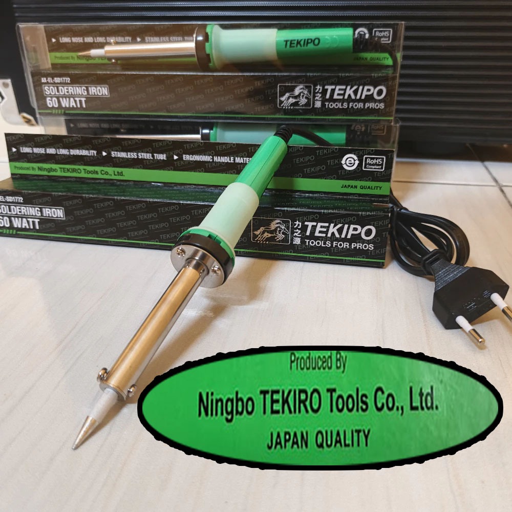 TEKIRO/TEKIPO SOLDER LISTRIK 40W / 60W SOLDER IRON 40 60 WATT - tekiro