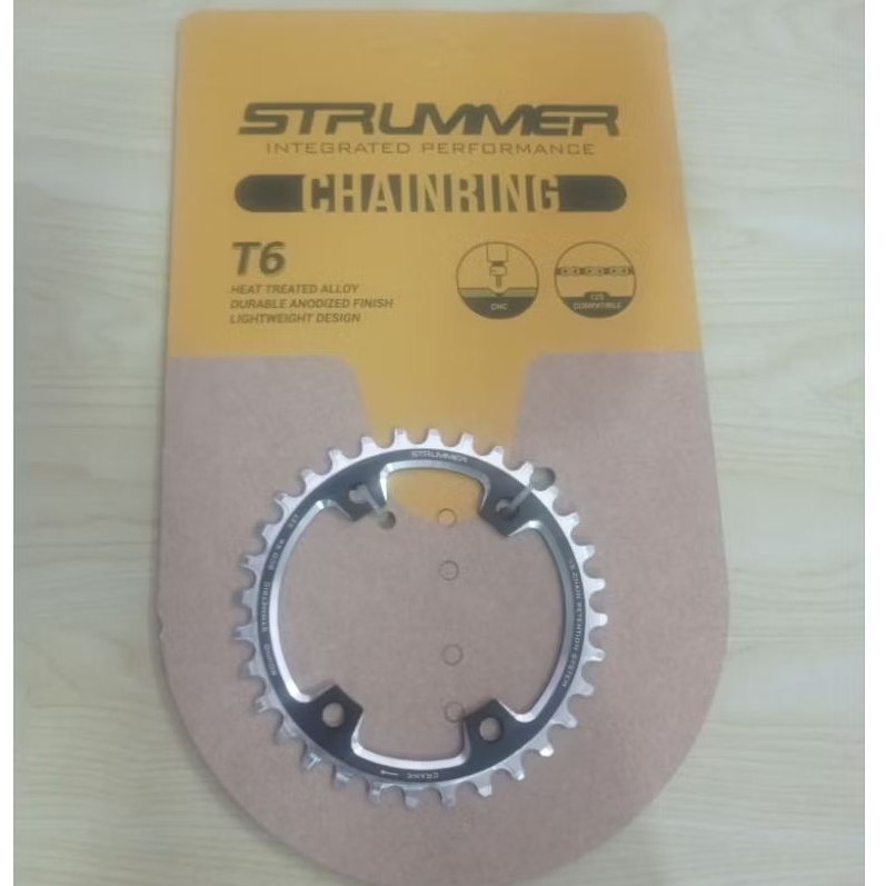 Chainring Strummer BCD 96 Asymmetric 32T 34T 36T 38T 40T 42T Narrow Wide Alloy