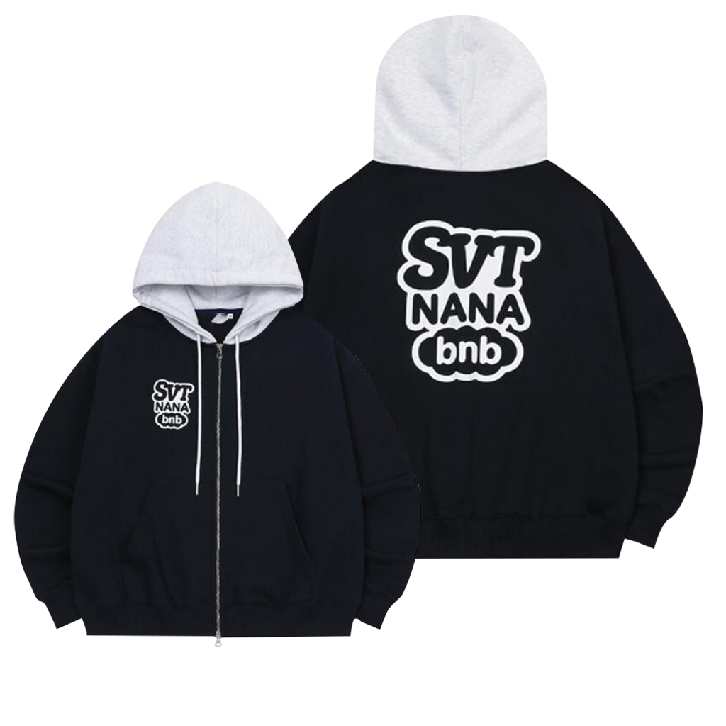 Zipper HOODIE Carat Nana BNB Sablon Polaroid Free