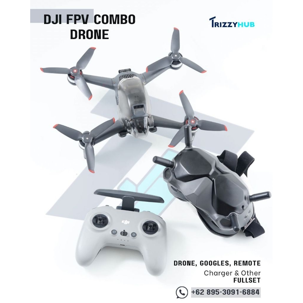 TrizzyHub Drone DJI FPV Combo Fullset SECOND