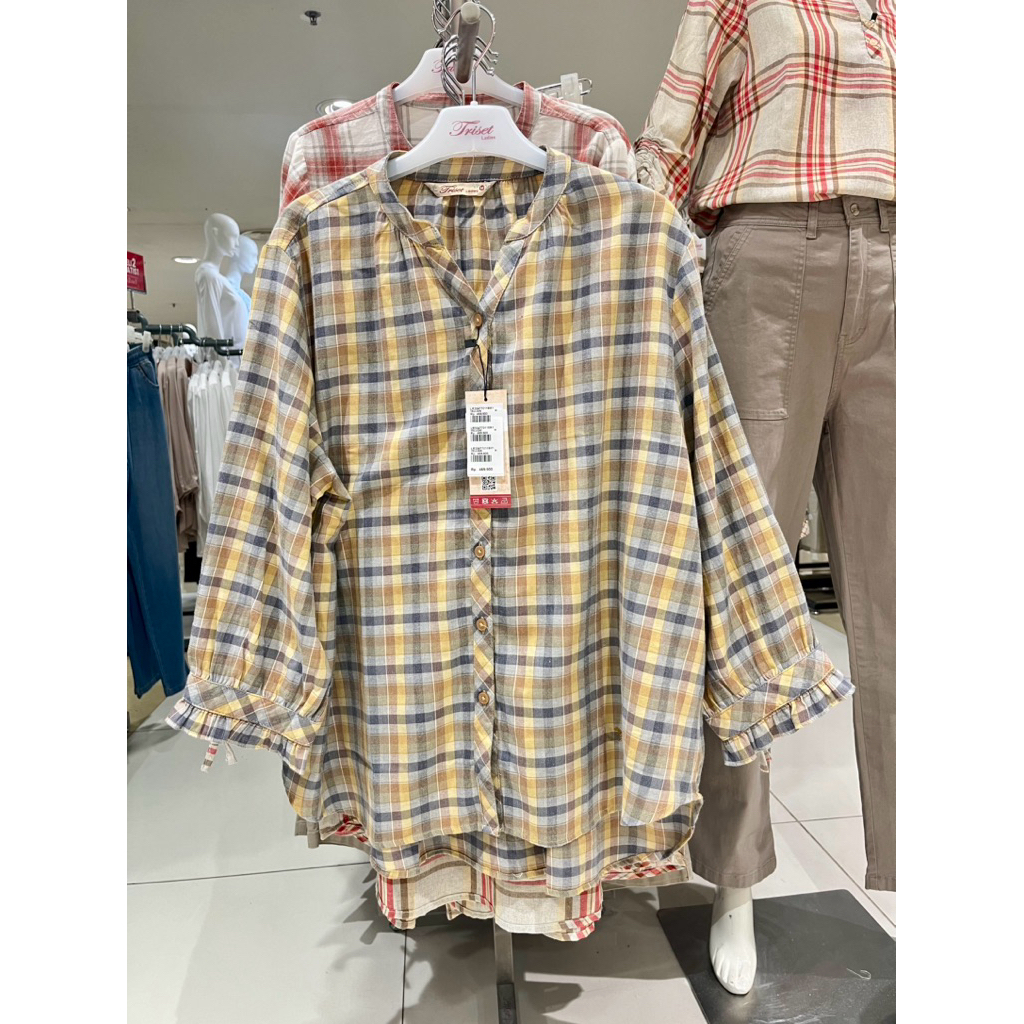 TRISET - Kemeja tunik wanita promo