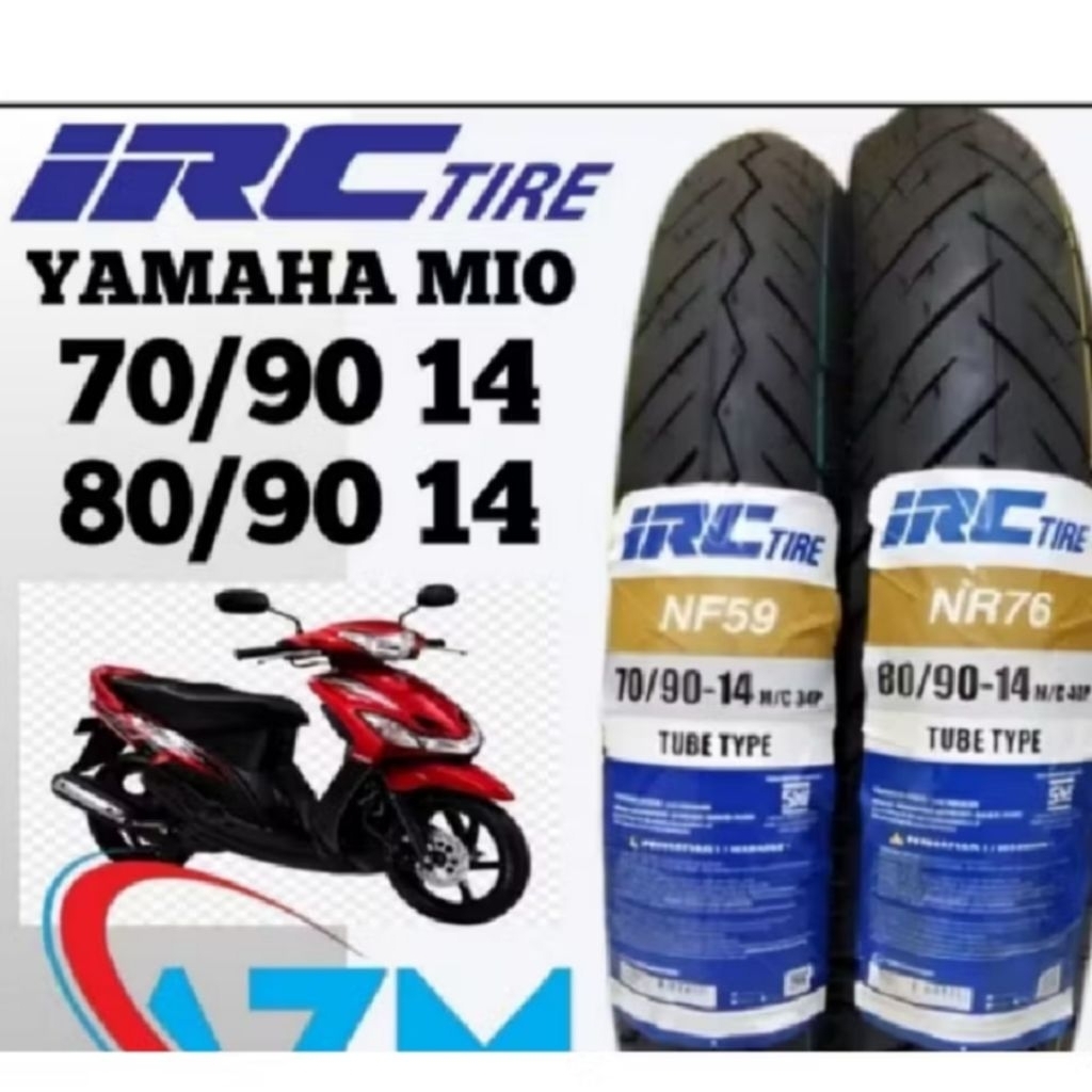 Sepasang ban tubles motor mio lama Sporty mio smile