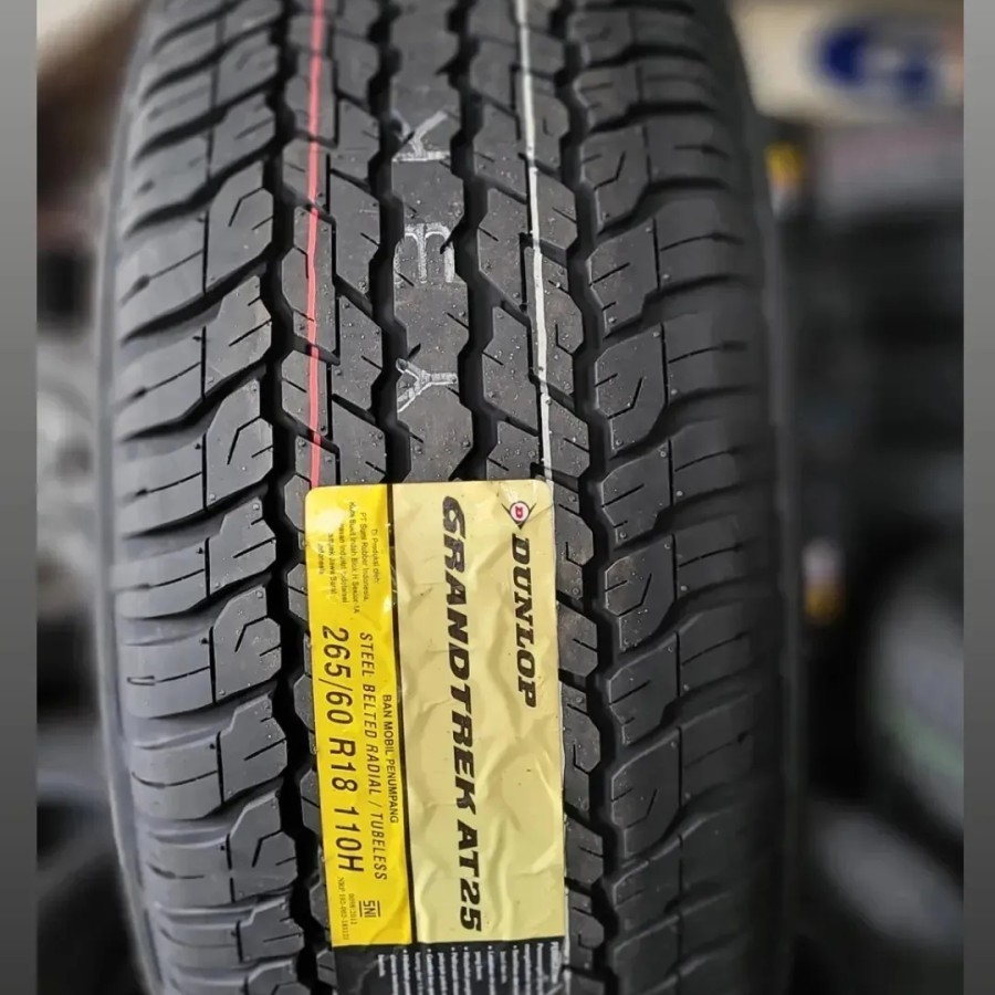 DUNLOP GRANDTREK AT25 ukuran 265 60 r18 ban mobil standar pajero fortuner ring 18