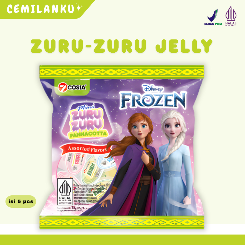 7COSIA Jelly Cup Manis Disney Frozen Isi 5 Pcs