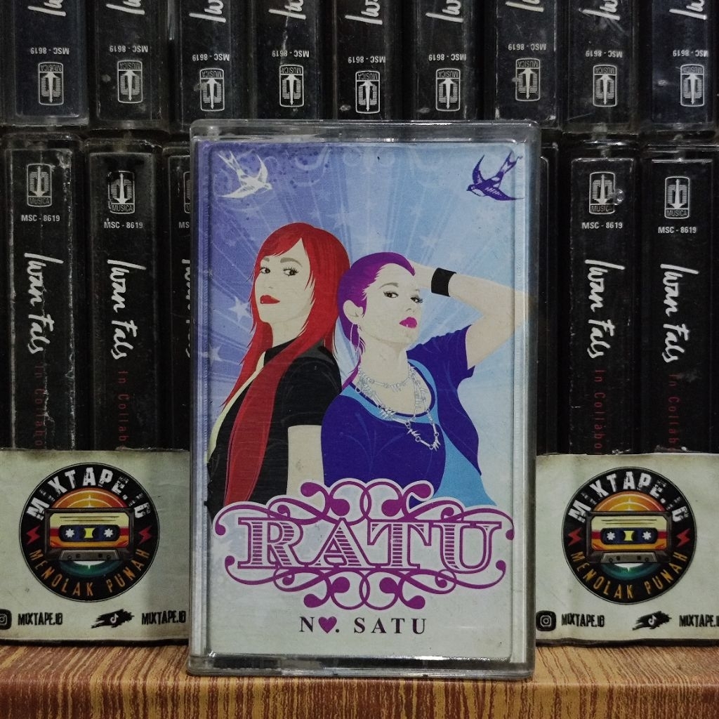 Kaset - Ratu - No 1 (Satu) - Radio Tape - Kaset Pita - Radio - Pemutar Kaset - Retro - Classic - Cas