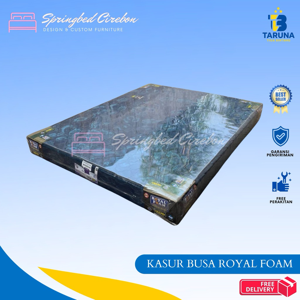 KASUR BUSA ROYAL GRAND EKSLUSIVE ROYAL FOAM 160 x 200 TERMURAH TERLARIS CIREBON TEGAL PEKALONGAN TAS
