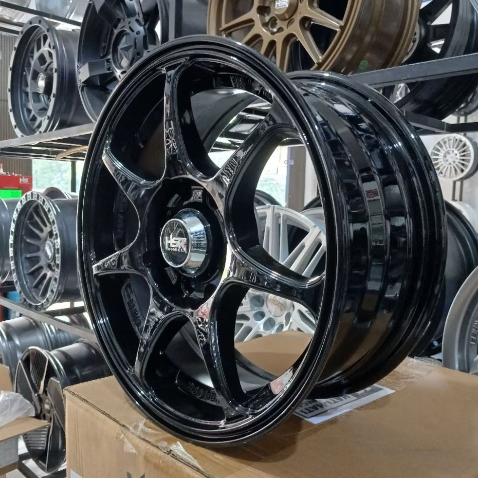 velg ring 14 baut 4 merk HSR type sebunsuta ring 14 untuk mobil agya calya sigra karimun brio karimu