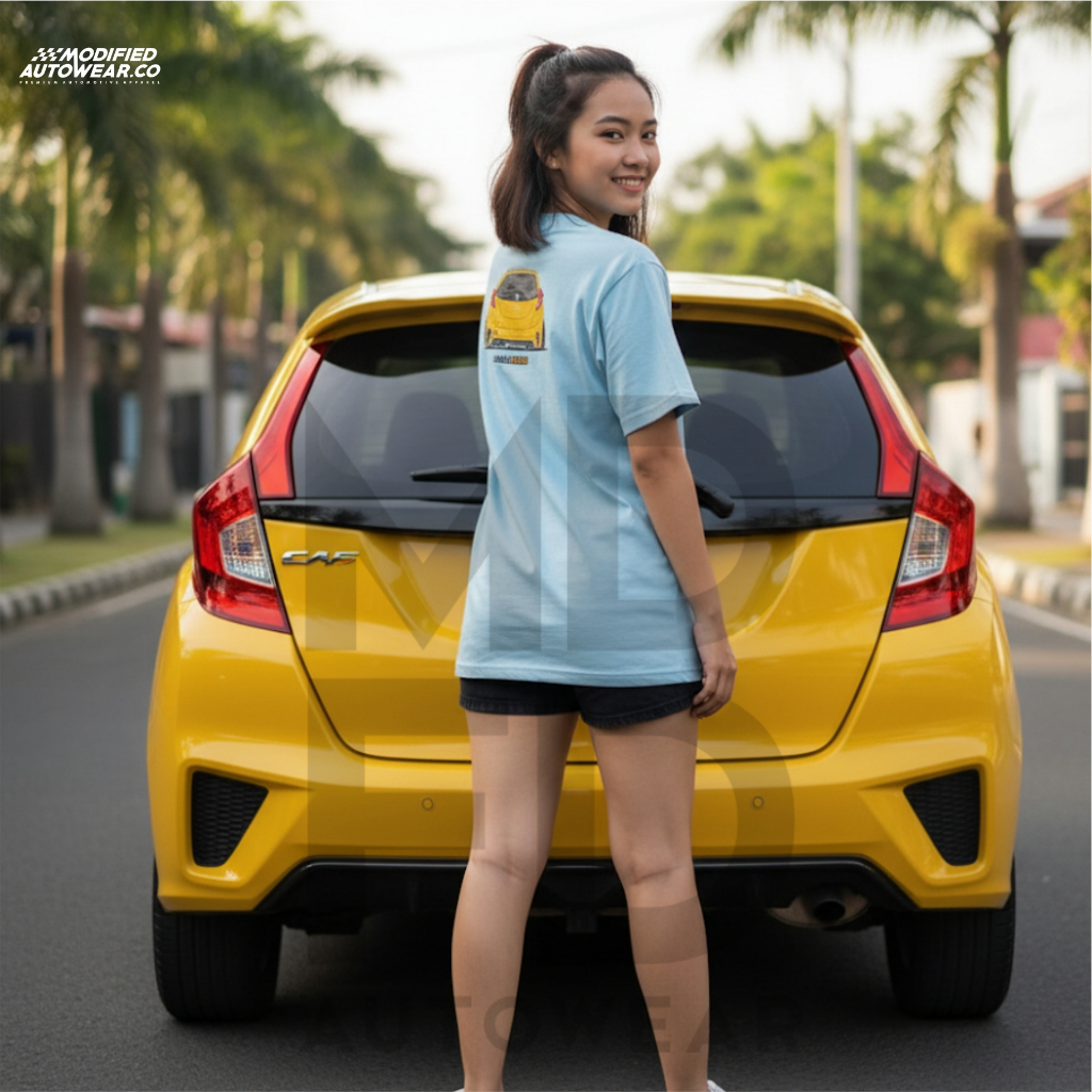 kaos honda jazz GK 5 modified autowear kaos pria honda jazz mugen tshirt otomotif honda jazz GK 5