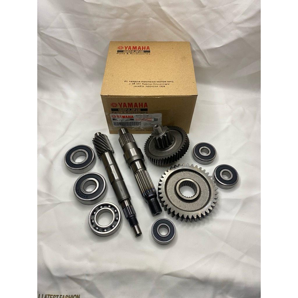 GIGI RASIO KOMPLIT+BEARING SET YAMAHA FREEGO 125 ORI KODE-B5D