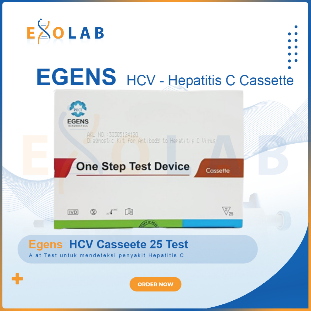 EGENS HCV Cassette 25 Test / HCV Strip 50 Test