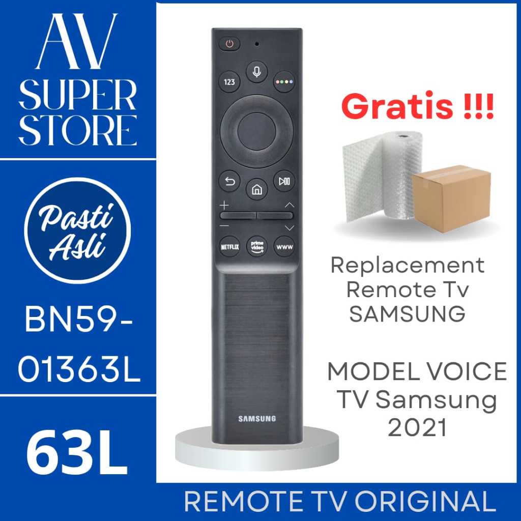 [Pasti Asli] SAMSUNG Remote Smart TV BN59-01363L UHD 4K 43AU8000 50AU8000 55AU8000 65AU8000 75AU8000