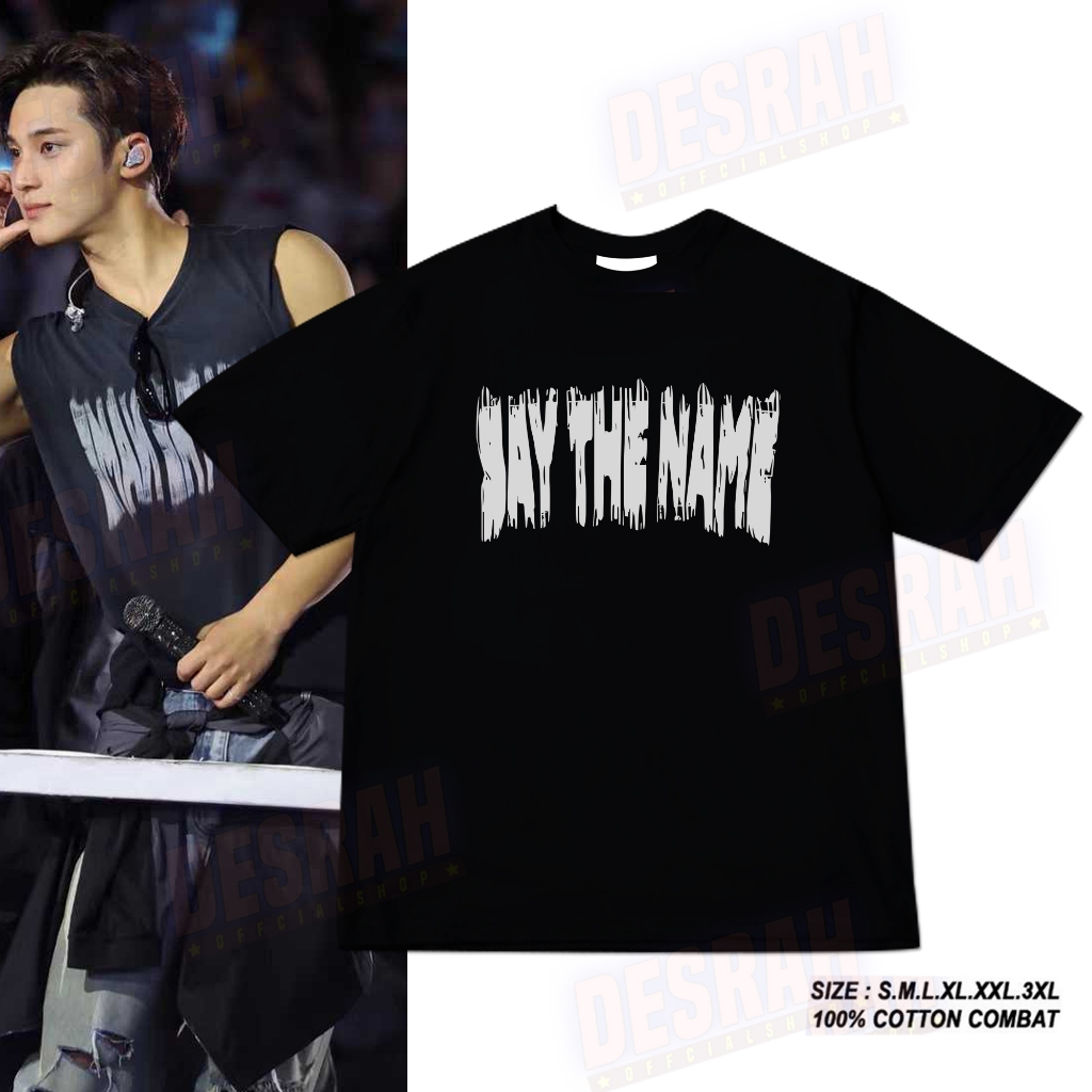 kaos korean kpop MINGYU carat NEW_ tour versi Say the name silver ( BONUS STIKER DAN POLAROID )