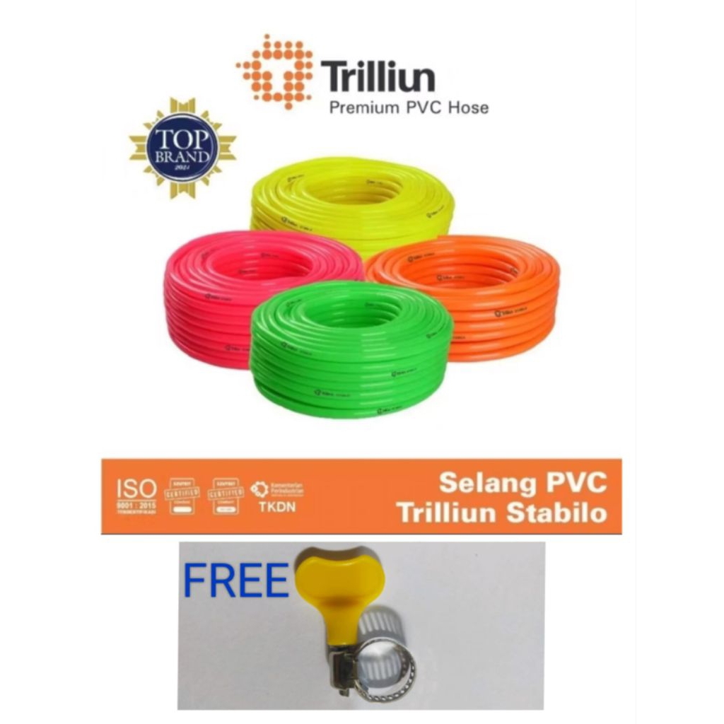 Selang Air Triliun Stabilo 5/8" Inch Per Meter