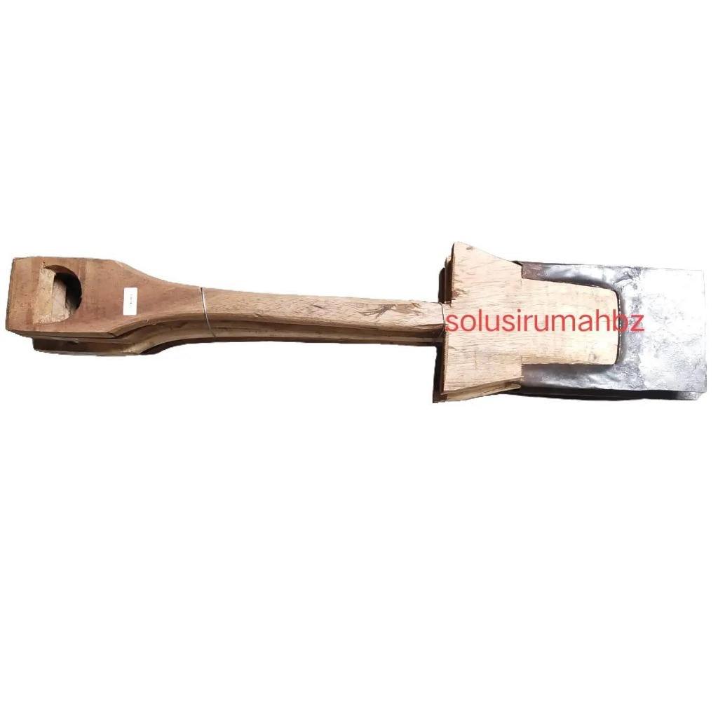 LEMPAK KAYU CUCUK LENGKUNG 14x85CM SEKOP TANAH LINGGIS PUCUK LEBAR