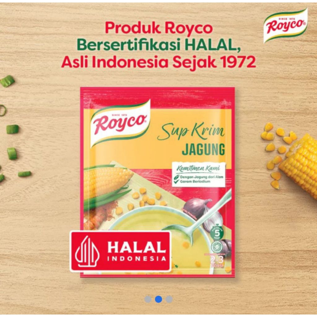 Bumbu instan Nasi uduk, Kari Jepang, Sup krim jagung dan sup jepang tradisional