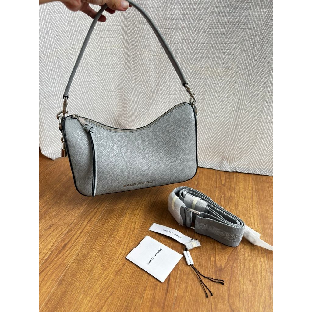 PRELOVED 1x pakai LIKE NEW Marc jacobs drifter large hobo bag rock grey original