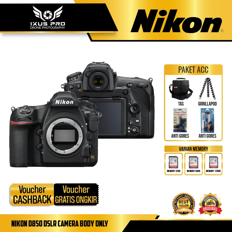 Nikon D850 DSLR Camera Body Only