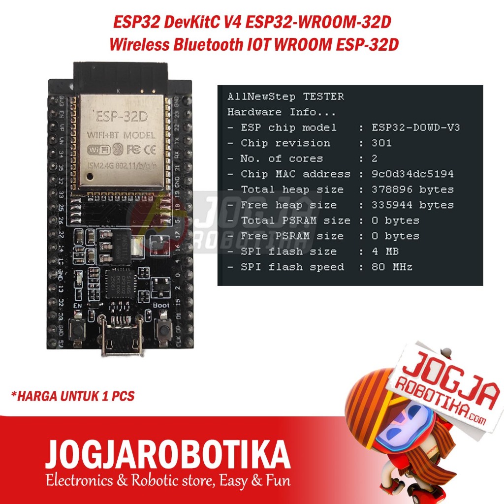 ESP32 DevKitC V4 ESP32-WROOM-32D Wireless Bluetooth IOT WROOM ESP-32D