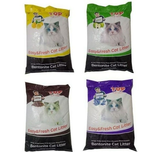 Pasir Top Lemon 10L - Pasir Kucing