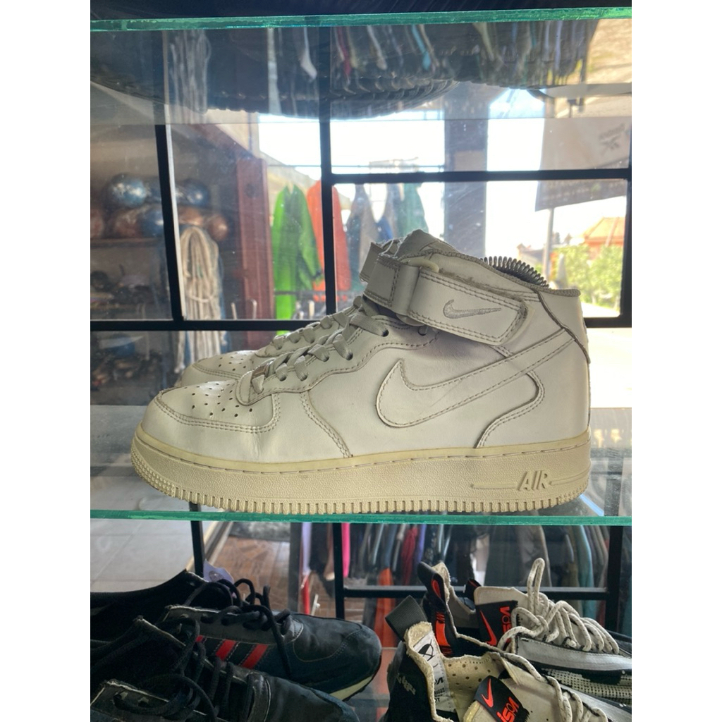 Sepatu Nike Af 1 Mid Full White