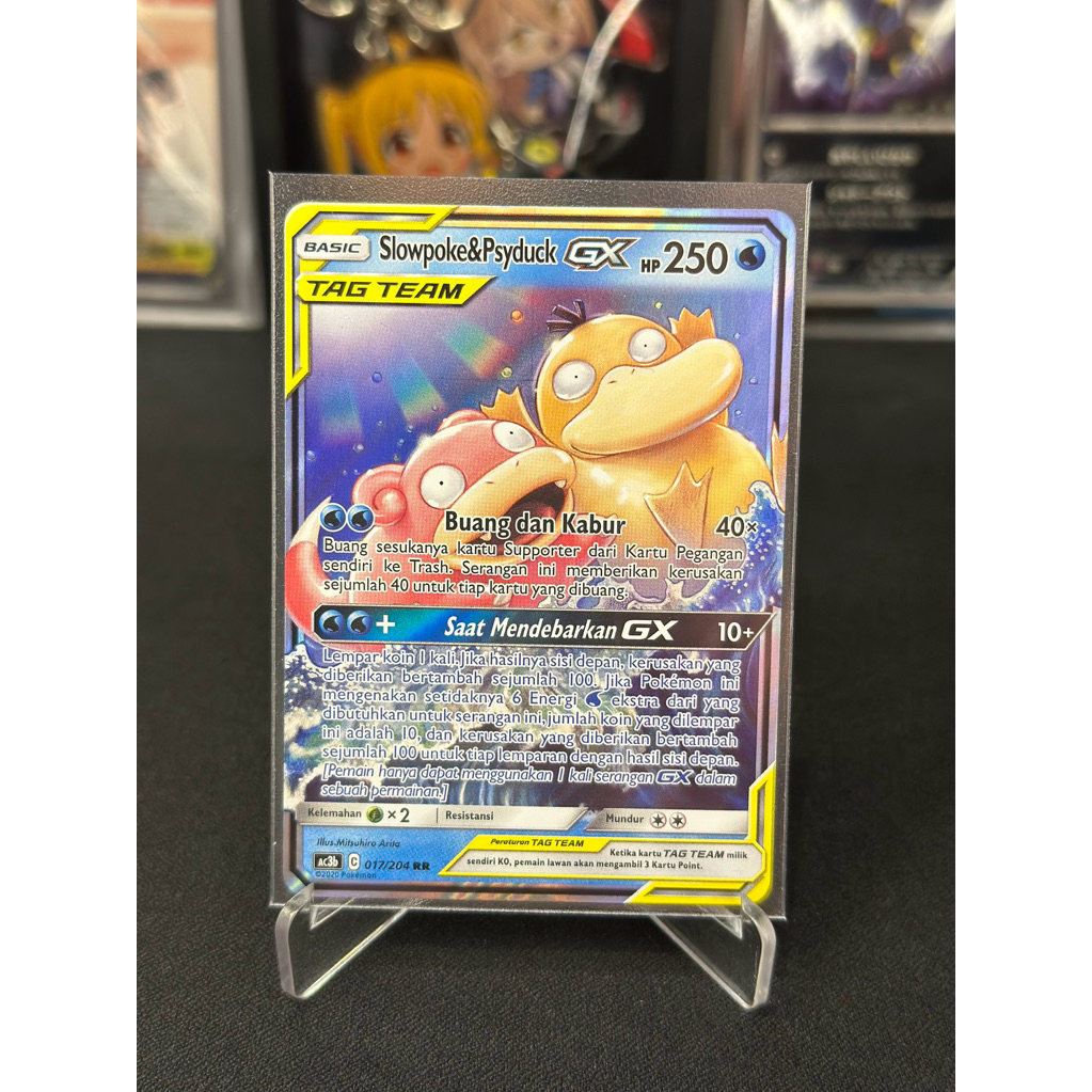 Pokemon Slowpoke & Psyduck GX Tag Team indonesian