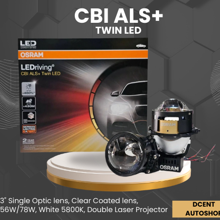 Lampu LED Mobil - Osram Lampu Led CBI ALS+ Twin LED - 3 Inch Single Optic Lens - Headlamp Mobil - Bo
