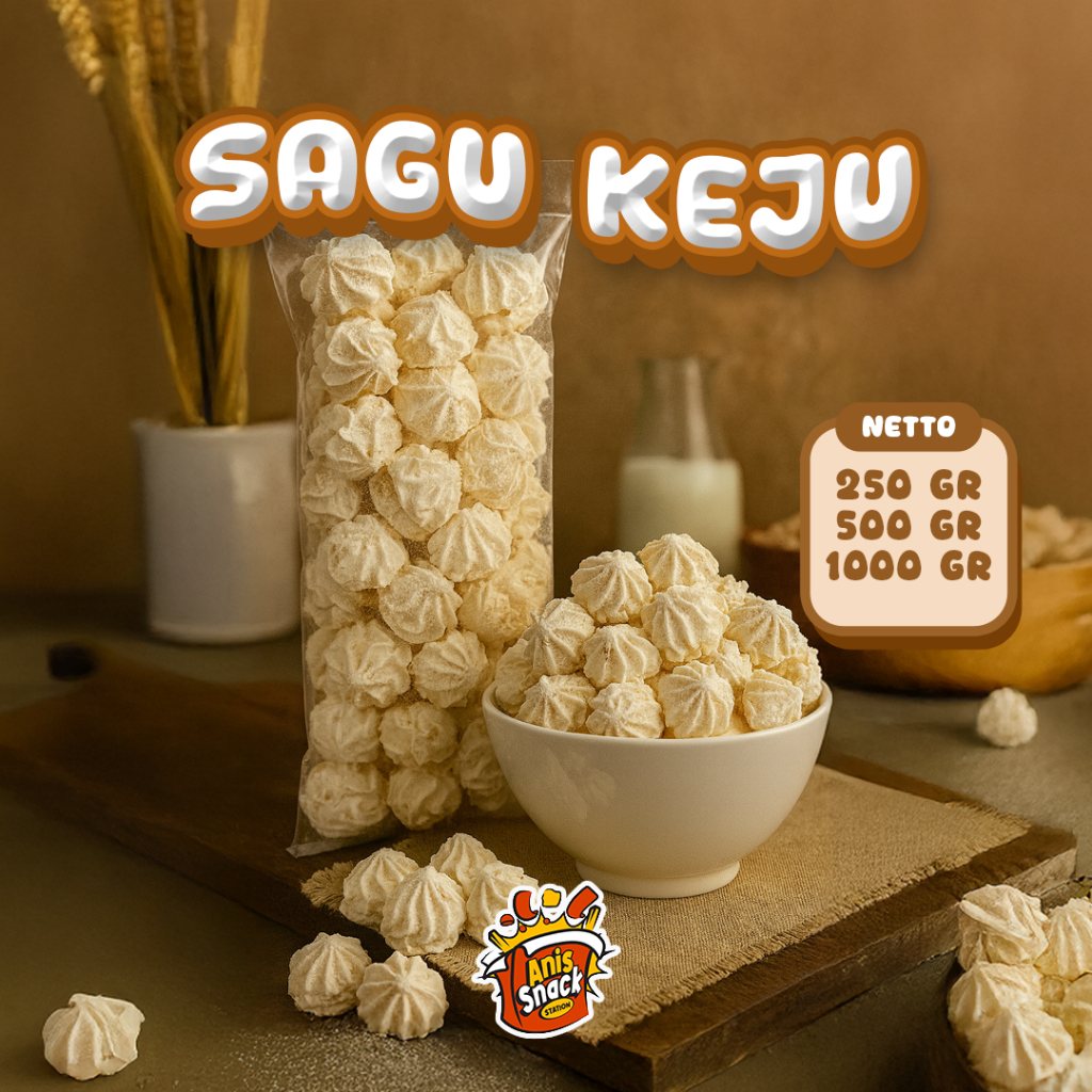 Keju Irut Sagu / Sagu Keju / Kue Sagu Premium