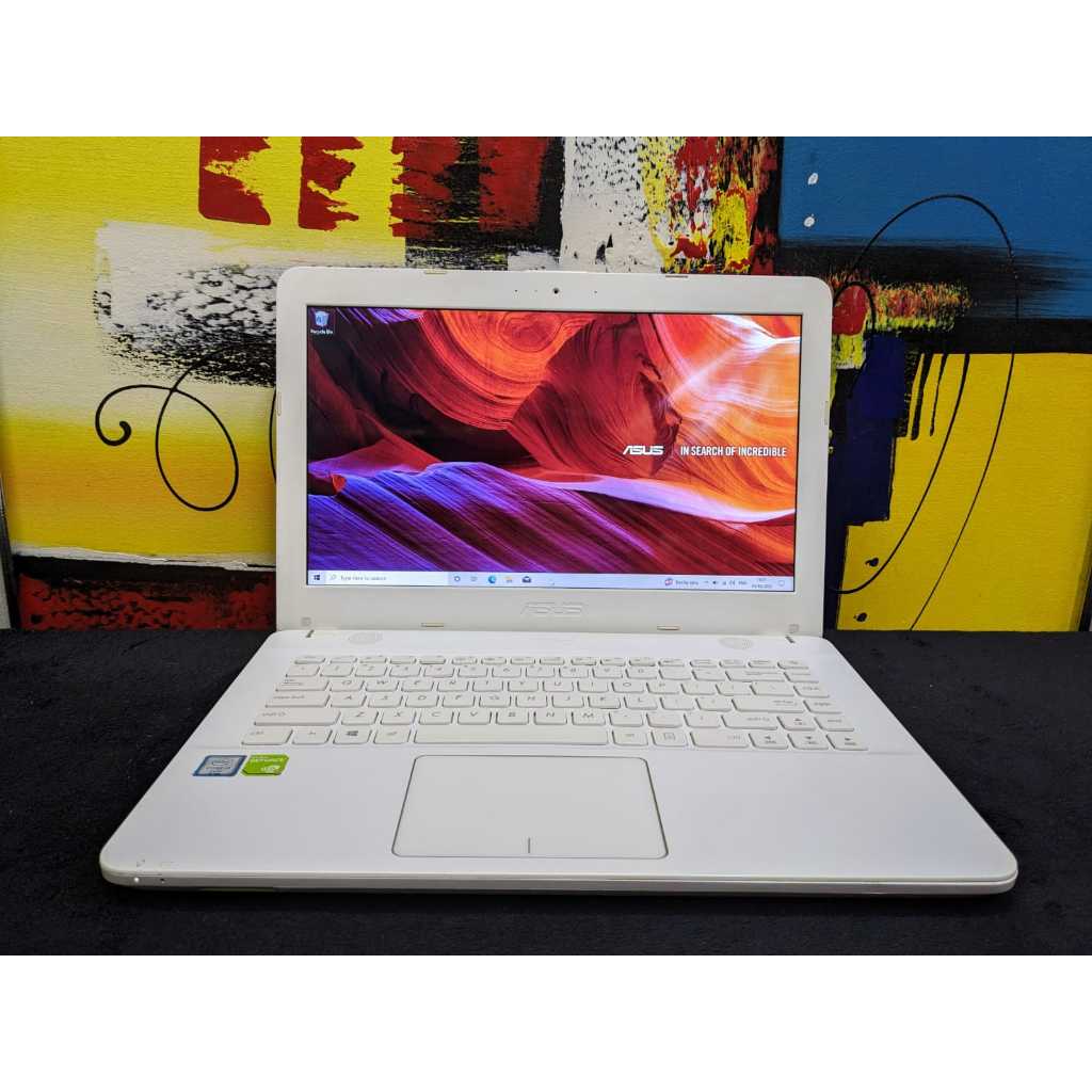 Laptop Asus x441 i3 Gen 6 8/256 Nvidia MX110 Mulus