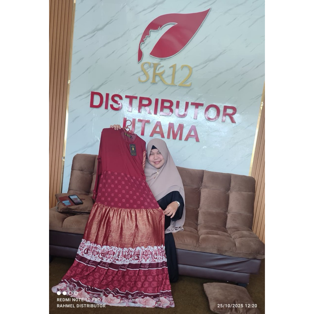Gamis Maroon Queen Syar’i Original