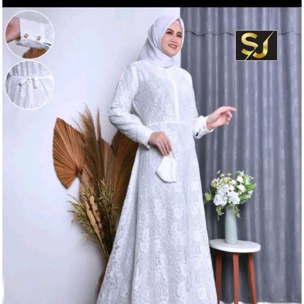 GAMIS BROKAT TERLARIS SUPER MEWAH BEST SELLER/GAMIS PREMIUM IMPORT