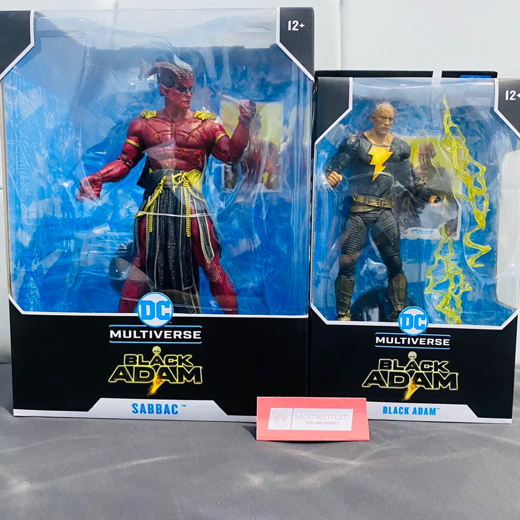 Figure Black Adam & Megafig Sabbac by Mcfarlane set