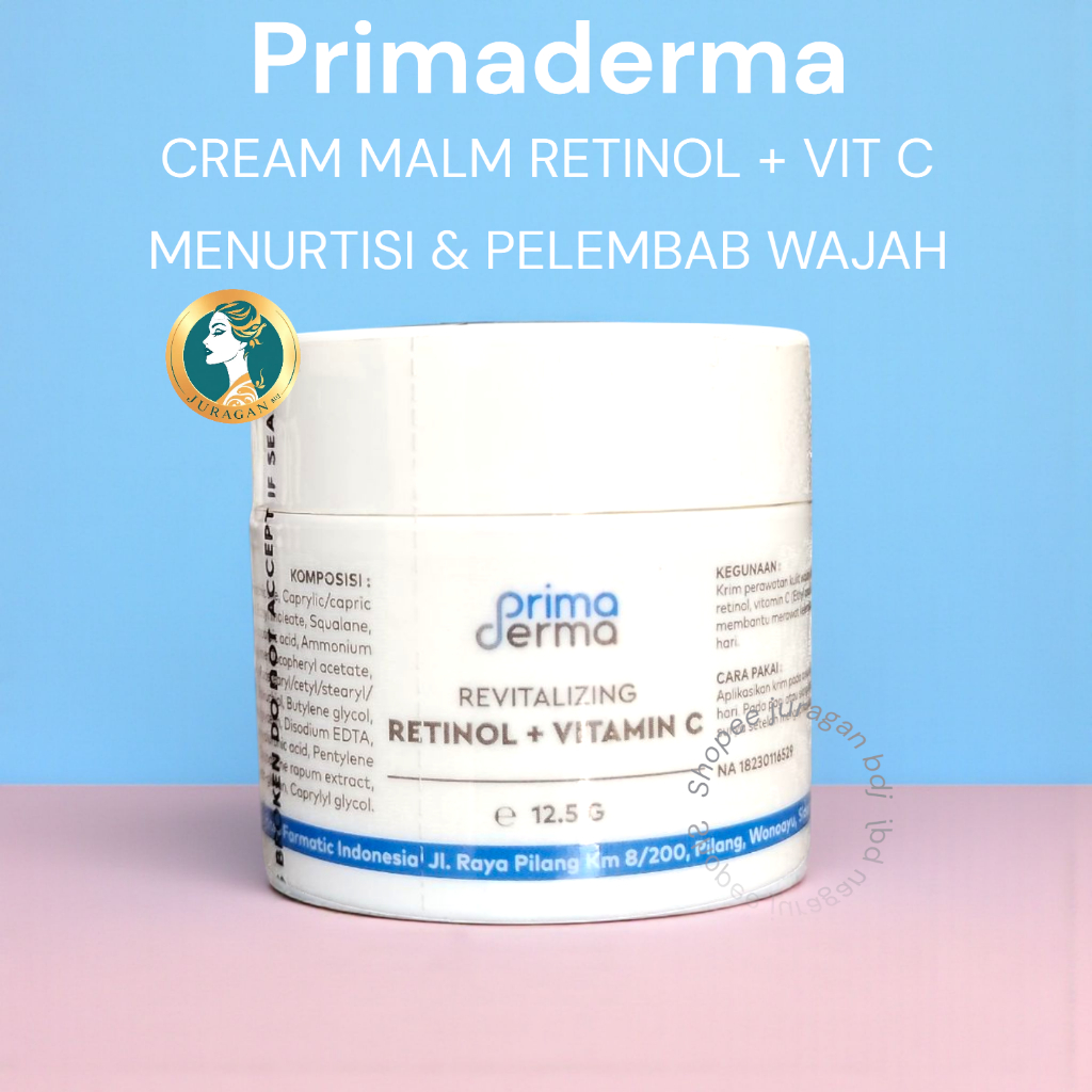 CREAM MALAM Primaderma Skin Barier SKIN REVITALIZING CREAM RETINOL AND VITAMIN A C E MINERAL ANTI AG