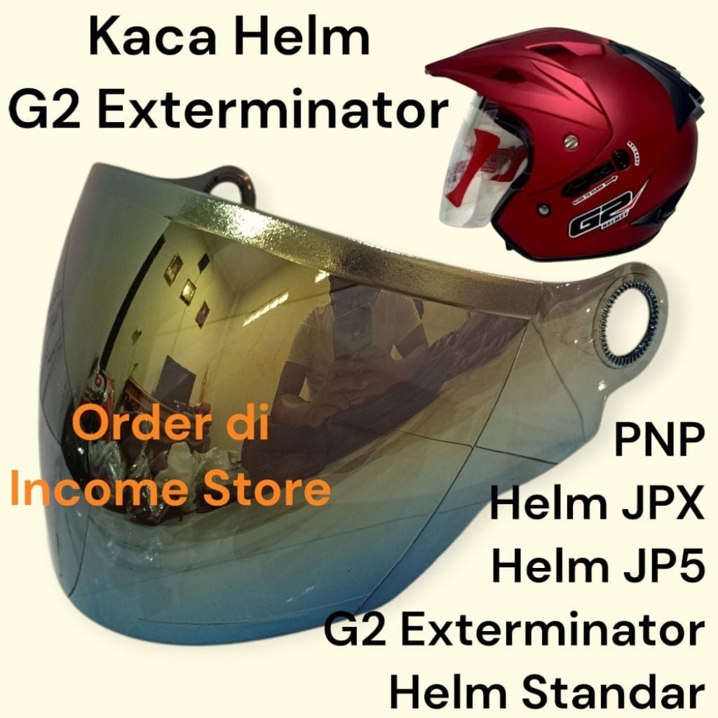 Kaca helm/ visor helm takachi/ G2/RN/ jpx/ jp 100% ( original INKO)( murah)