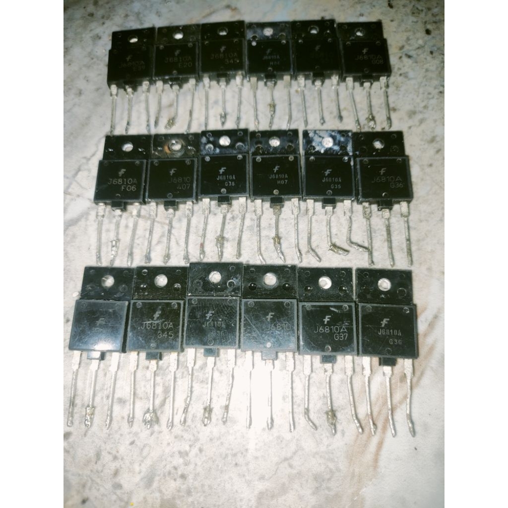 TR TRANSISTOR CABUTAN SERI J 6810 ORIGINAL J6810 6810A ORI