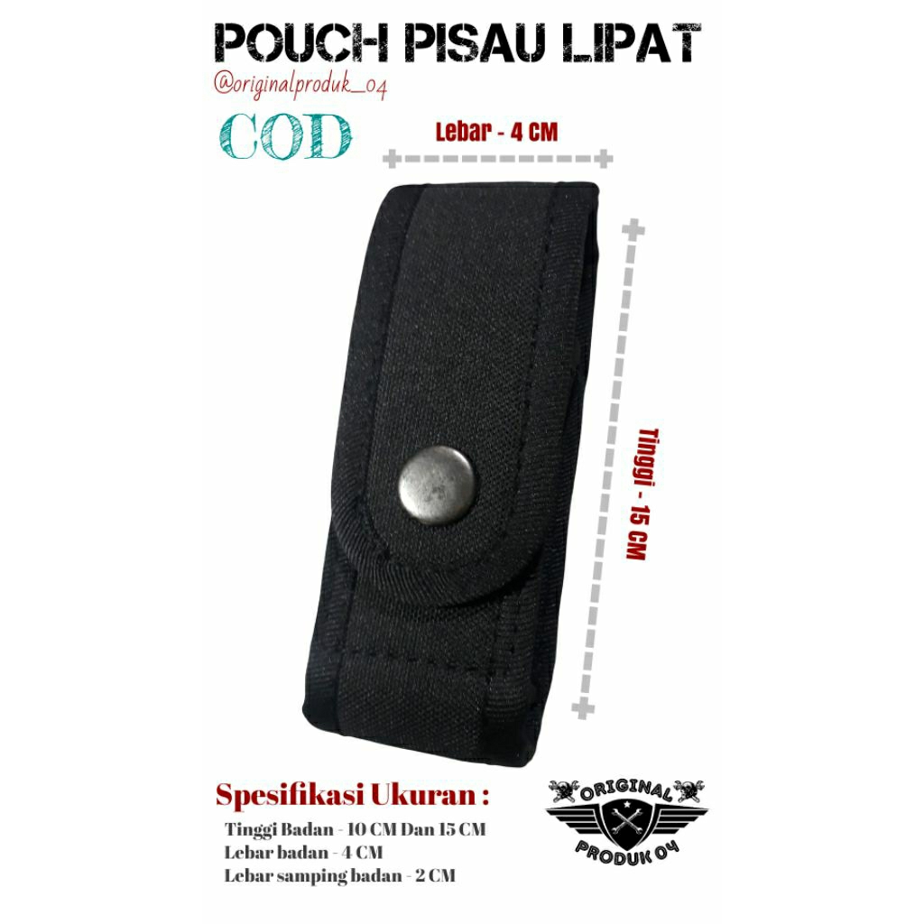 Tempat pisau lipat - sarung pisau lipat