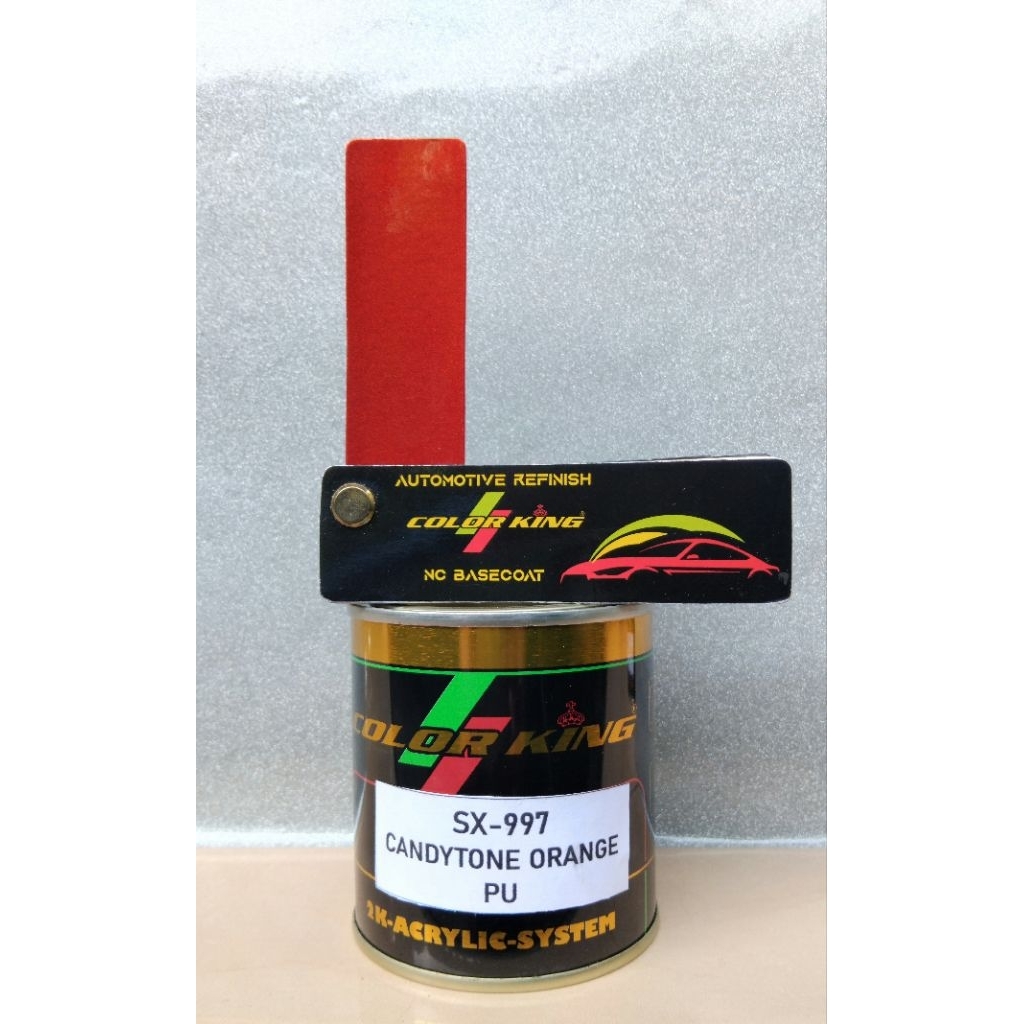 Cat candy/candy tone PU/cat candy tone warna orange 1/4ltr