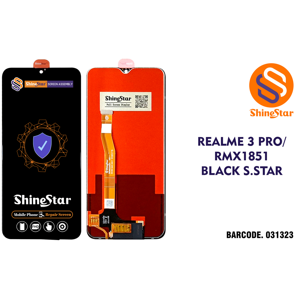 LCD+TS REALME 3 PRO BLACK ORI SHINESTAR