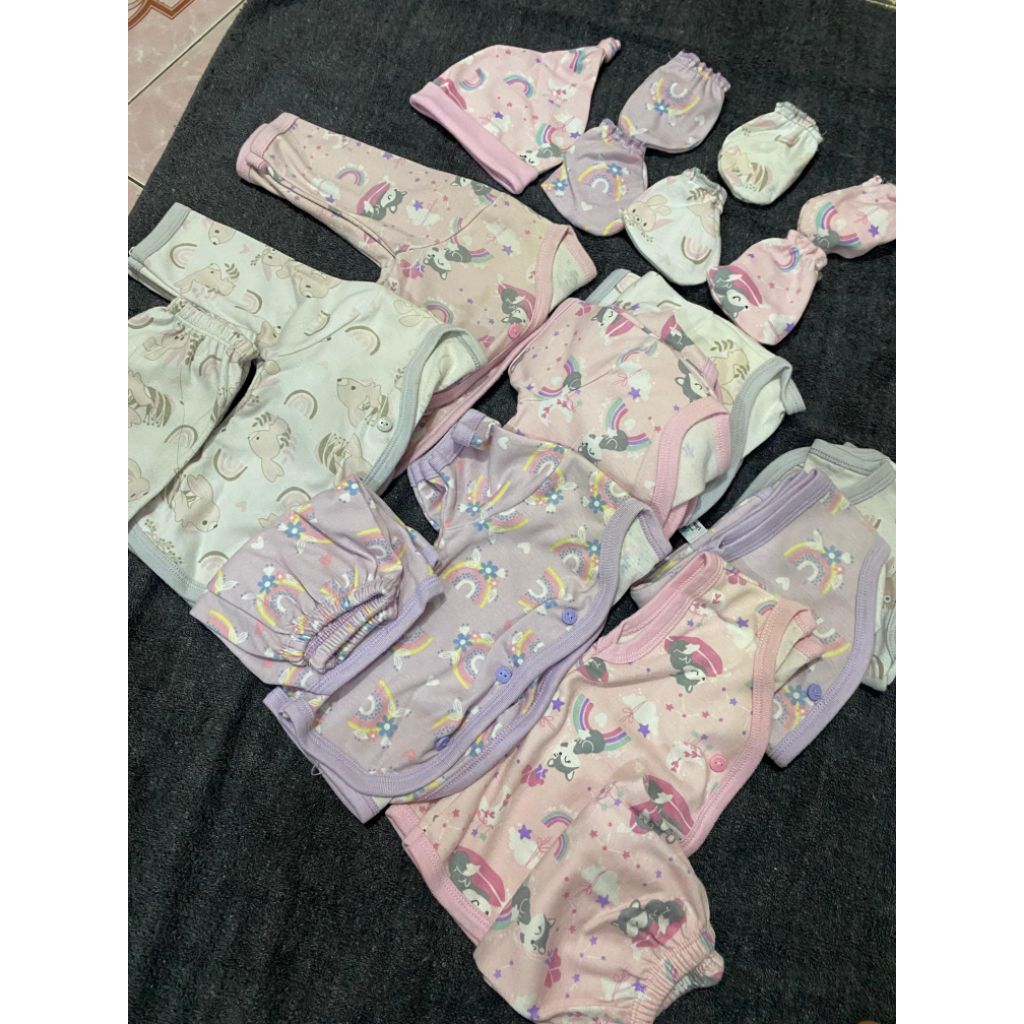 Set Baju bayi Newborn 9pasang little owl