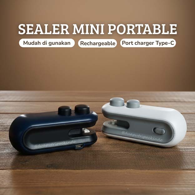 Sealer Plastik Portable / Alat Las Plastik Rechargeable