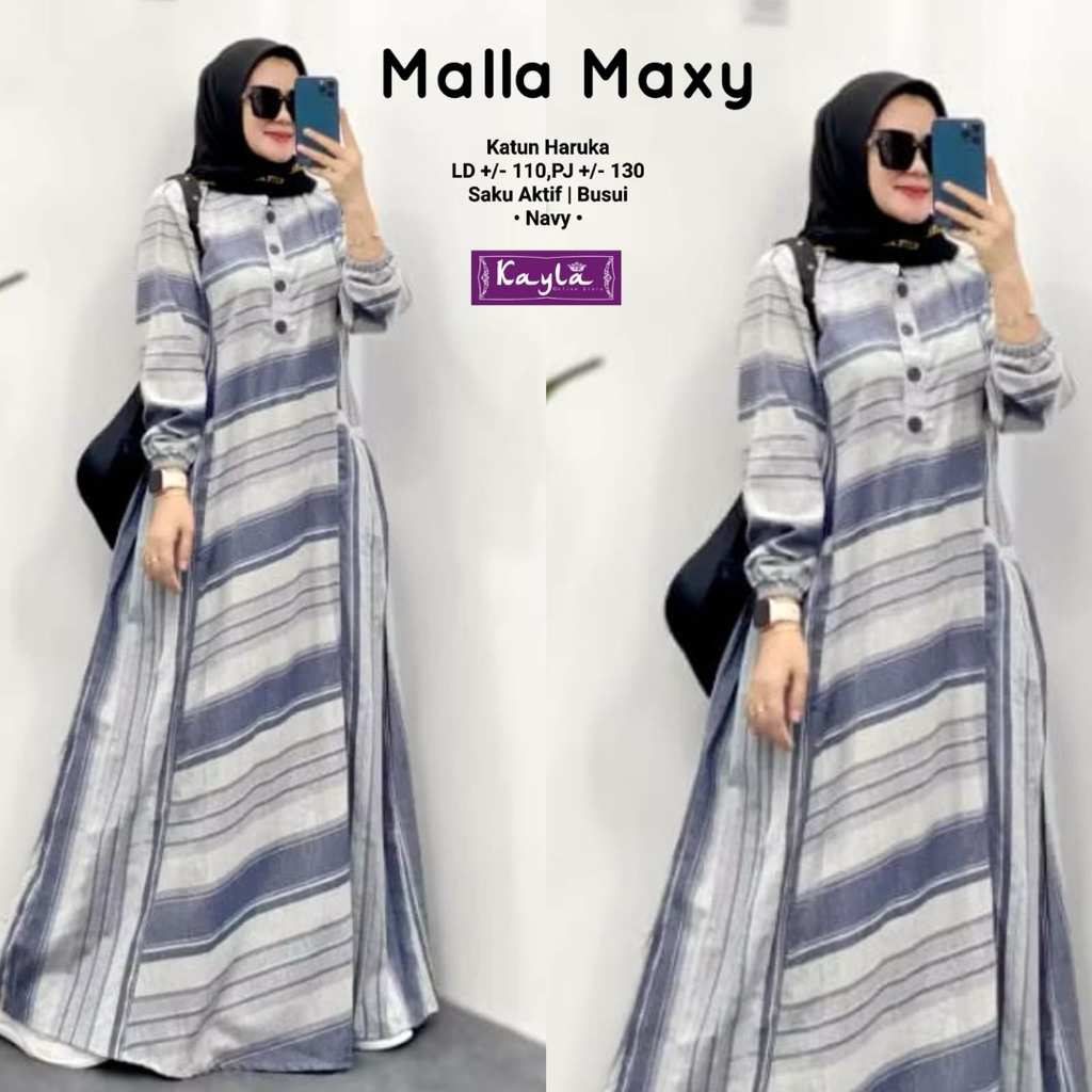 COD= NO CANCEL• Malla Maxy by Kayla• Maxi Dress Haruka Simple Best Seller