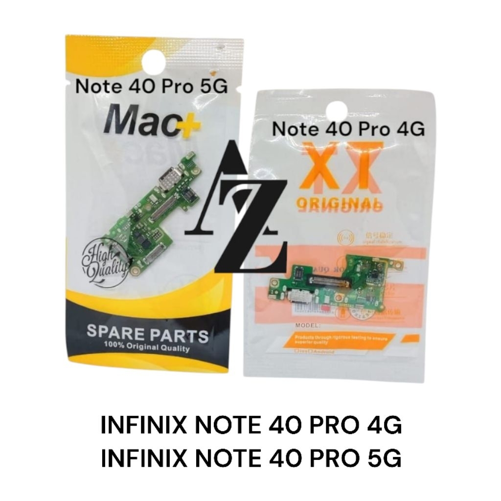 FLEXIBEL CHARGER INFINIX NOTE 40 PRO 4G / INFINIX NOTE 40 5G PRO PAPAN CAS FULLSET IC ORI
