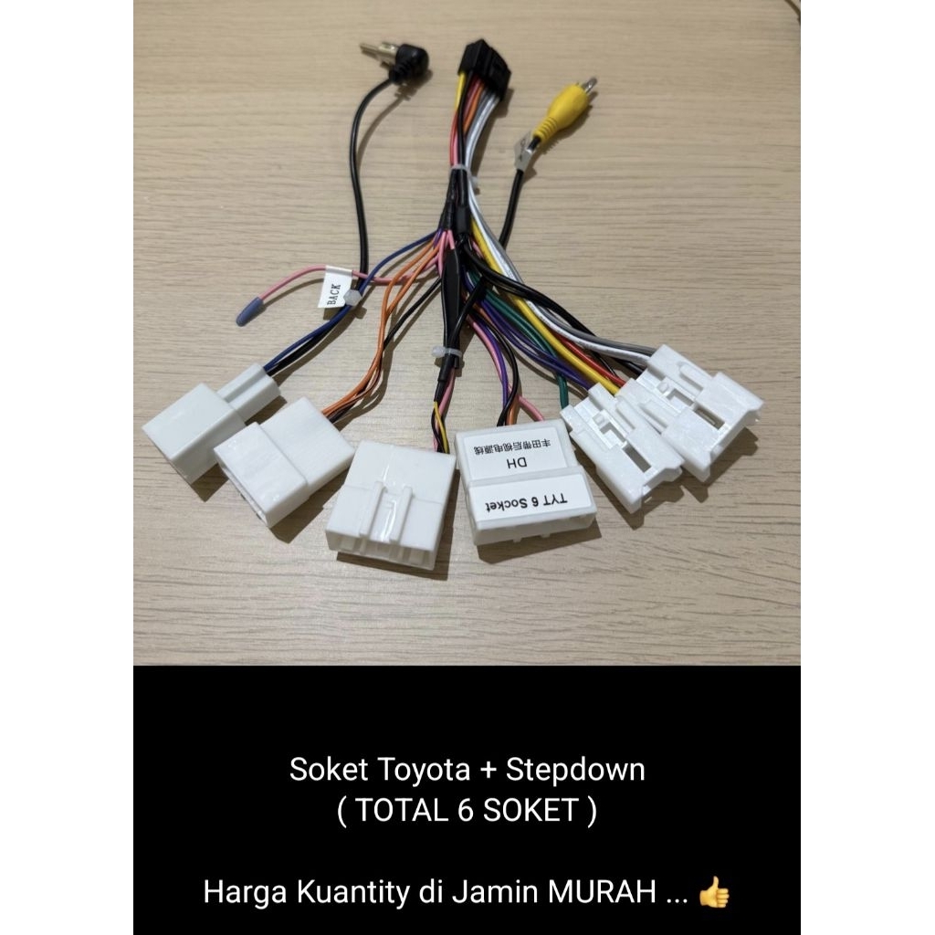 Soeket Head Unit Android Plug&Play Soket Tape Mobil Plug&Play