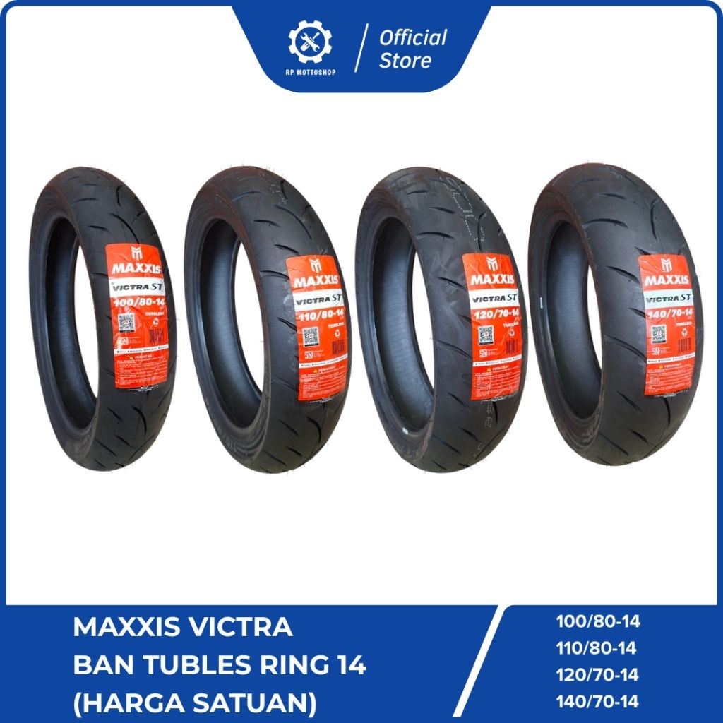Maxxis Victra Ban Tubles Ring 14 Motor Aerox, Vario160, Pcx150