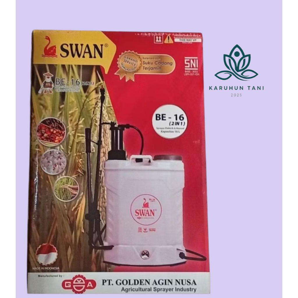 Sprayer Elektrik Swan Be-16 2 in 1 16 Liter