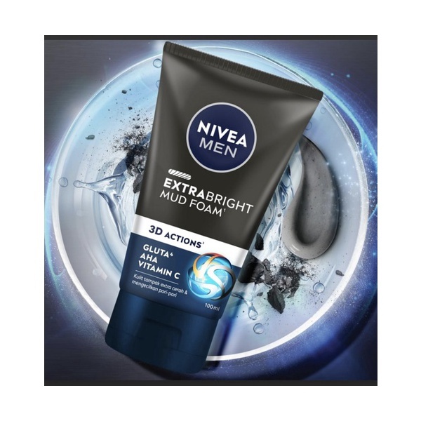 Nivea Men Extra Bright Mud Foam