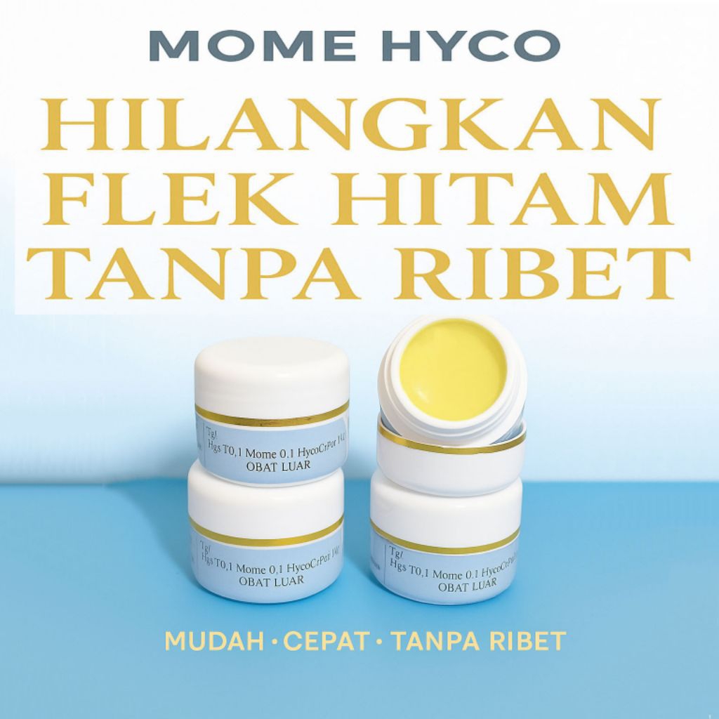 Cream Penghilang Flek Hitam Krim Pemutih Mome Hyco 10g