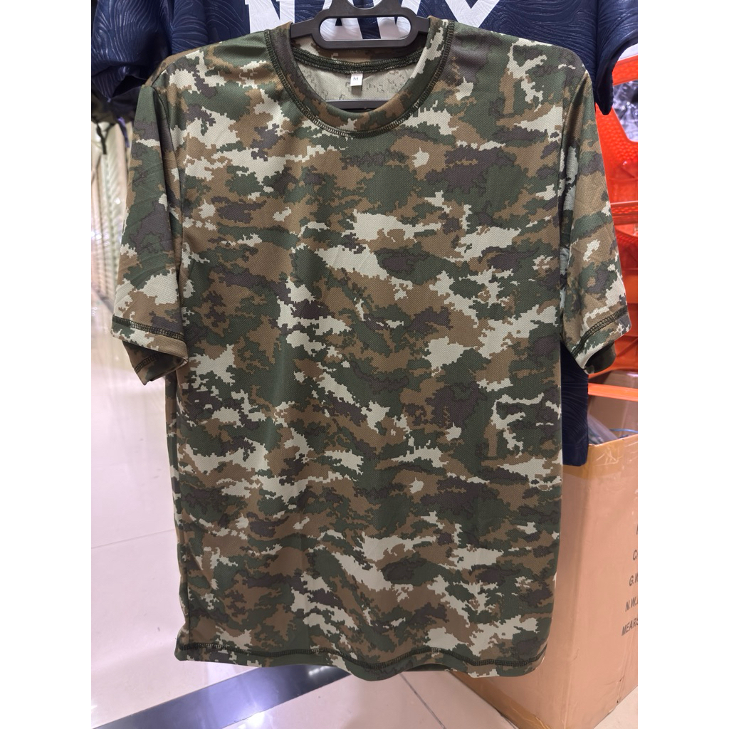 Kaos PDL TNI Terbaru Motif Sage Green